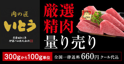 いとうの肉量り売り