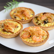 NISHIMAKI『瀬戸内キッシュ4種詰合せ』(天然真鯛、広島産穴子、広島産かき、瀬戸内しらす　各150g×1)