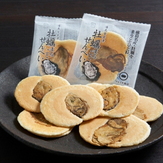 牡蠣まるごとせんべい8入