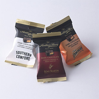 アンソンバーグ リカー入りキャラメルフィリングチョコレート6（6個入）