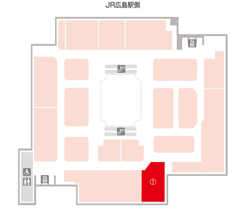 広島駅前店 3階 カフェコムサ