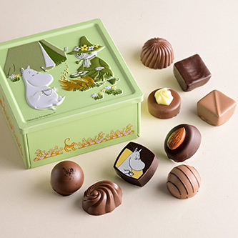 【ムーミン × メリーチョコレート】ムーミンとスナフキンのフィーカ（ナッツ＆コーヒーチョコレート）