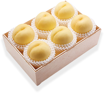 岡山産 プレミアム岡山白桃　6玉