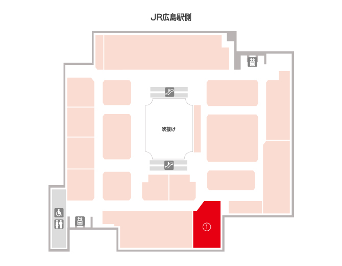 広島駅前店3階 カフェコムサ