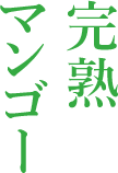 完熟マンゴー