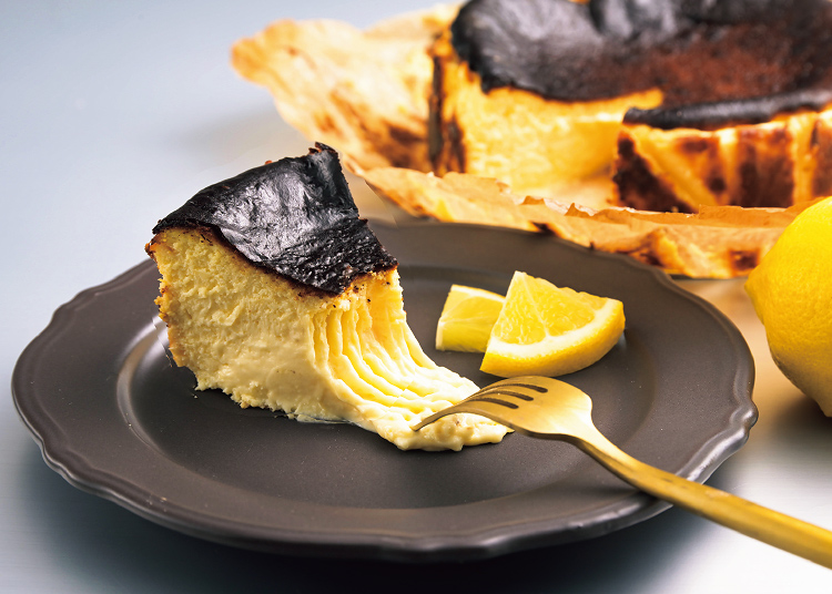 【むすびスイーツ】広島レモンをつかったとろけるバスクチーズケーキ