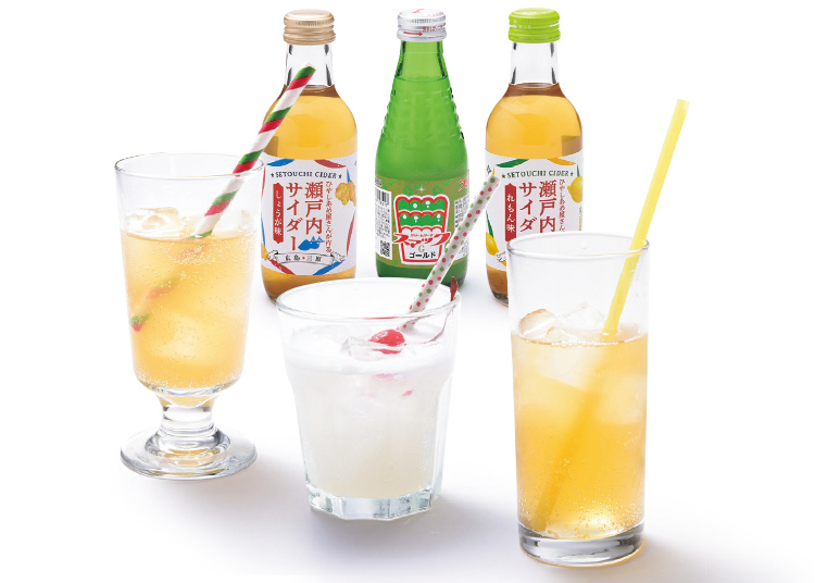 【桜南食品】瀬戸内のサイダー詰め合わせ１２本入り