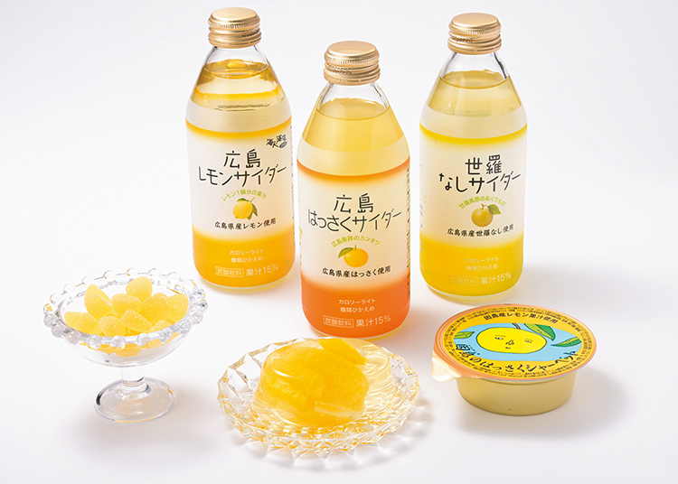 【JA広島果実連】広島サイダー八朔ゼリー＆シャーベットギフト