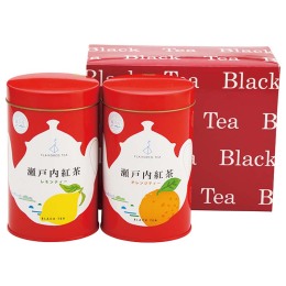 「BLACK TEA」瀬戸内紅茶（2缶箱入）レモンティー＆オレンジティー