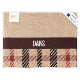 DAKS NEWロゴハウスチェック ハーフケット ブラウン