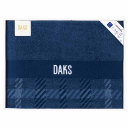 DAKS NEWロゴハウスチェック ハーフケット ネイビー