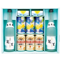 キリン・賀茂鶴・レモ缶セット