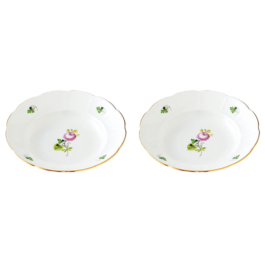 送料込み‼︎ ヘレンド ウィーンの薔薇 6点セット 新品]ヘレンド ウィーンの薔薇 ピンク ティーカップ・ソーサーセット