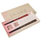 【ぬりもん】若狭塗箸 桜華ペア 箸置付