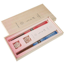 【ぬりもん】若狭塗箸 桜かれんペア 箸置付