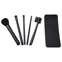 熊野化粧筆 タウハウス BLACK5本＆ケースセット