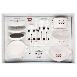 赤ちゃんの城 食器セット トリコロール