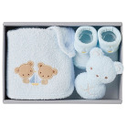 ファミリア マスコットとソックスセット ブルー