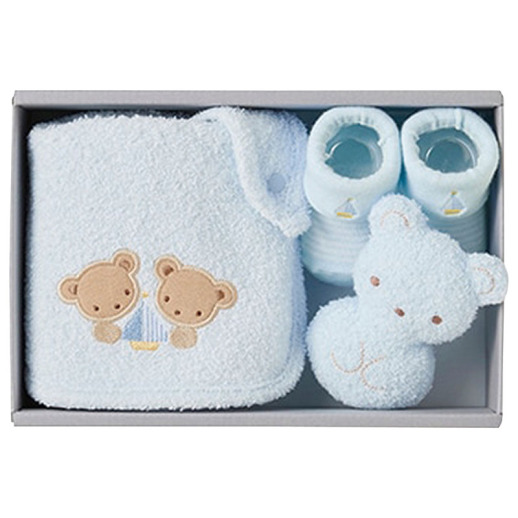 ファミリア マスコットとソックスセット ブルー - 福屋オンラインストア