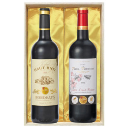 フランスボルドー金賞受賞 赤ワインセット（木箱入）〈YF-50B〉