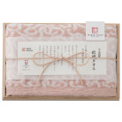 今治謹製 紋織フェイスタオル ピンク