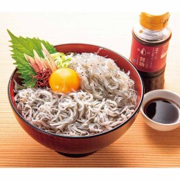 オリジナル醤油付き生しらす・釜揚げしらすセット