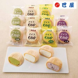 広島・呉 巴屋 アイスもなか詰合せ〈TY-M15〉