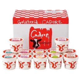 福富町・上ノ原牧場カドーレ 牧場手作りジェラートセット12コ入