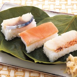 奈良 柿の葉すし本舗たなか 柿の葉すし木箱詰合せ