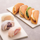 銀座千疋屋＆花園万頭 銀座フルーツ大福・どらバターサンド詰合せ