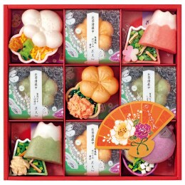 京洛 辻が花 京のお茶漬とお吸物 迎春最中詰合せ〈ST30A〉