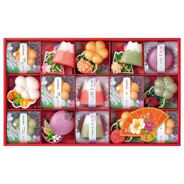 京洛 辻が花 京のお茶漬とお吸物 迎春最中詰合せ〈ST50A〉