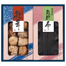 国内産どんこ椎茸・昆布詰合せ〈SK30〉