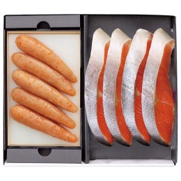 やまや 辛子明太子・紅鮭詰合せ