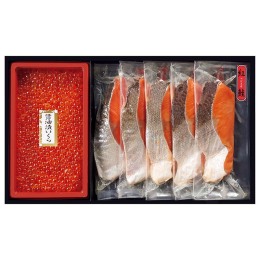 二幸 紅鮭切身・いくら醤油漬詰合せ〈KS55〉