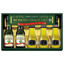 日清 ボスコ＆オリーバ デ オイリオ エキストラバージンオリーブオイルギフト〈BL30〉