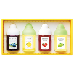 杉養蜂園 果汁入りはちみつ4本セット〈IS4P〉