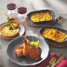 RFFF（ルフフフ） 国産ハーブ鶏のローストチキン＆グラタン・キッシュのセット〈CH＆EG＆Q〉