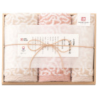 今治謹製 紋織フェイスタオルセット ピンク