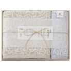 今治謹製 紋織バスタオルセット ブルー