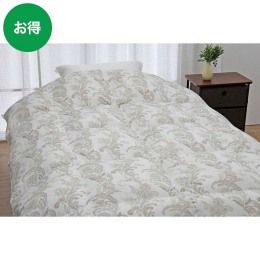 ロマンス小杉 羽毛掛けふとん〈ベージュ〉