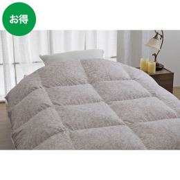 ロマンス小杉 羽毛掛けふとん〈ピンク〉