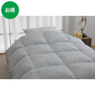 ロマンス小杉 羽毛掛けふとん〈ブルー〉