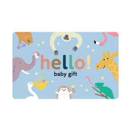 hello！baby gift きりん カード