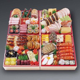 【京都・わらびの里】料亭の和洋風おせち四段重