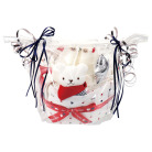 赤ちゃんの城 トリコロールおむつケーキ