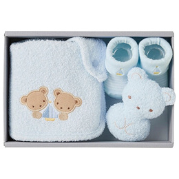 ファミリア マスコットとソックスセット ブルー