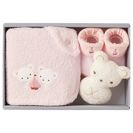 ファミリア マスコットとソックスセット ピンク