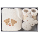 ファミリア マスコットとソックスセット ホワイト