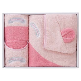 BEAMS DESIGN ベビーバイカラー ギフトセット ピンク